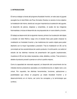 4 
 
2. INTRODUCCION 
 
El tema a trabajar a través del programa Autodesk Inventor, en este caso el juguete 
escogido fue