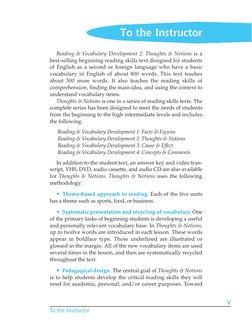 Thoughts and Notions (Sample) | PDF | Reading Comprehension