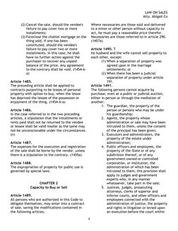 LAW ON SALES
Atty. Abigail Co
(2) Cancel the sale, should the vendee's 
failure to pay cover two or more 
installments;
(3) F