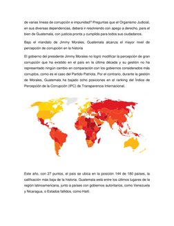 Corrupción y sus efectos en Guatemala | PDF | Corrupción política ...
