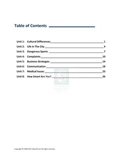Advanced 1 - Workbook Answer Keys - 8 Units - Final | PDF | Alternative ...