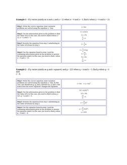 Types of Variation in Mathematics | PDF | Variable (Mathematics ...