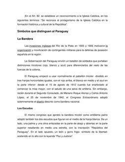 |En el Art. 82. se establece un reconocimiento a la Iglesia Católica, en los 
siguientes términos: "Se reconoce al protagon