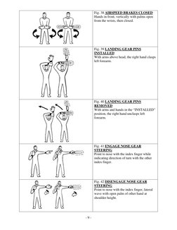 Aircraft Marshalling Signals Guide | PDF | Hand | Arm