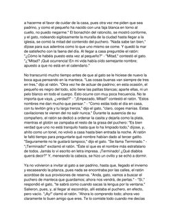 a hacerme el favor de cuidar de la casa, pues otra vez me piden que sea 
padrino, y como el pequeño ha nacido con una faja bl