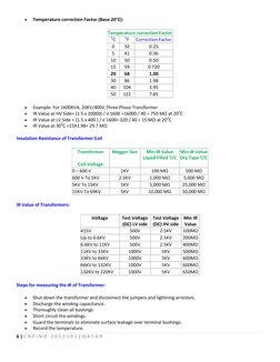 Insulation Resistance Testing Guidelines | PDF | Transformer ...