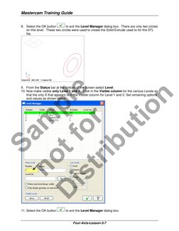 Mastercam Levels Manager Example Mastercam Four-Axis Toolpath Guide | PDF | Icon (Computing) | Machine Tool