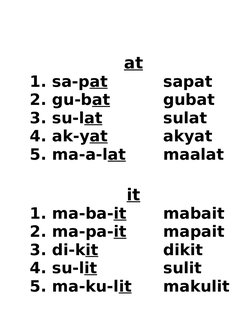 Tagalog Pantig Chart for Beginners | PDF