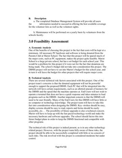 System Analysis Project Example | PDF | Architect | Databases