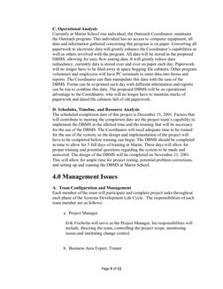 System Analysis Project Example | PDF | Architect | Databases