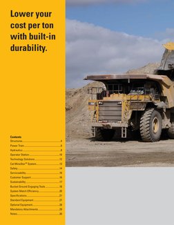 2
 
Lower your 
cost per ton 
with built-in 
durability. 
Contents 
Structures...............................................