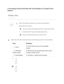 GCP Data Engineer Exam Prep Notes | PDF | Career & Growth | Computers
