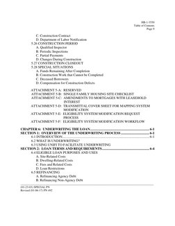 HB-1-3550
Table of Contents
Page 9
C. Construction Contract
D. Department of Labor Notification
5.26 CONSTRUCTION PERI