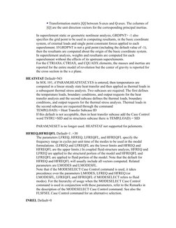 NASTRAN System Parameters Overview | PDF | Center Of Mass | Matrix ...
