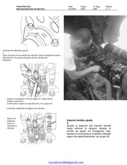 Volvo Perú S.A. 
Data 
Grupo 
N° Reg 
Página 
Recomendaciones de Servicio 
24/06/05 
4000 
4.31 
2 / 4
