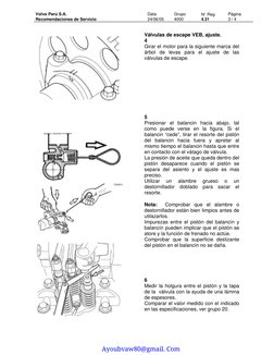 Volvo Perú S.A. 
Data 
Grupo 
N° Reg 
Página 
Recomendaciones de Servicio 
24/06/05 
4000 
4.31 
3 / 4