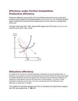 Allocative Efficiency Vs Productive Efficiency | PDF | Marginal Cost ...