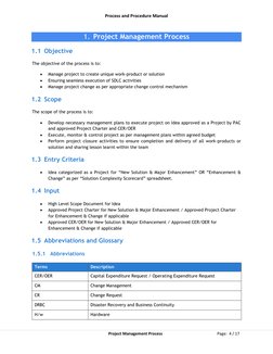 Proces Guid Project Management Project Management Process Manual | PDF | Project Management ...