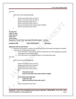 JAVA Means DURGASOFT 
 
DURGASOFT, # 202,2nd Floor,HUDAMaitrivanam,Ameerpet, Hyderabad - 500038,  040 – 64 51 27 86,   80