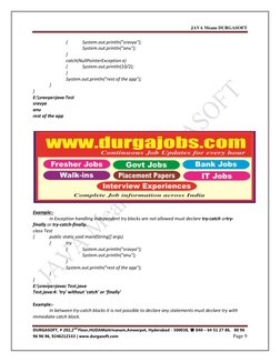 JAVA Means DURGASOFT 
 
DURGASOFT, # 202,2nd Floor,HUDAMaitrivanam,Ameerpet, Hyderabad - 500038,  040 – 64 51 27 86,   80