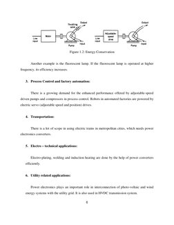 6 
 
 
Figure 1.2: Energy Conservation 
 
Another example is the fluorescent lamp. If the fluorescent lamp is operated at hig