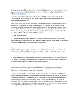 En la página web de la Oficina Nacional de Contabilidad Pública, podrá consultar toda la normativa
vigente prescrita por est