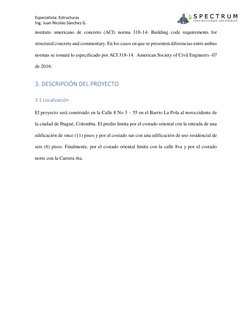 Especialista: Estructuras 
Ing. Juan Nicolás Sánchez G. 
instituto americano de concreto (ACI) norma 318-14: Building code re