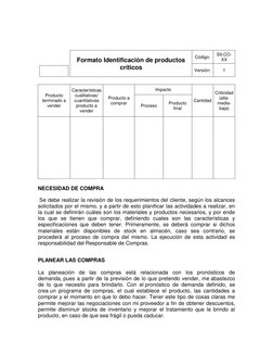 Procedimiento de Compras ISO 9001:2015 | PDF | Calidad (comercial ...