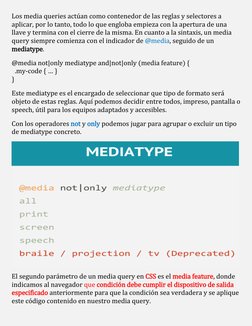 Media Queries: Diseño Web Responsive | PDF | Hojas de estilo en cascada ...