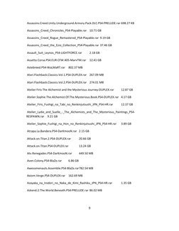 Assassins.Creed.Unity.Underground.Armory.Pack.DLC.PS4‐PRELUDE.rar 698.27 KB
Assassins_Creed_Chronicles_PS4‐Playable.rar
10.71