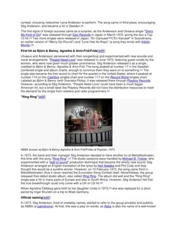 contest,  (https://en.wikipedia.org/wiki/File:ABBA_-_Popzien_1973_4.png)choosing newcomer Lena Anderson to perform. The song