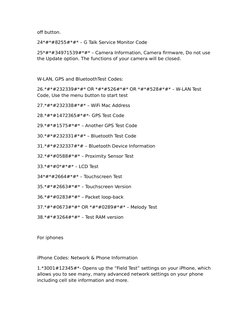 AT&T Phone Diagnostic and USSD Codes | PDF | At&T Mobility | Prepaid ...