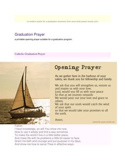 Graduation Invocation Prayer Guide | PDF | God The Father | Anglicanism