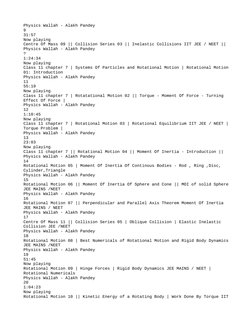 Physics Wallah - Alakh Pandey
9
31:57
Now playing
Centre Of Mass 09 || Collision Series 03 || Inelastic Collisions IIT JEE /