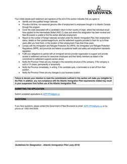 Guidelines for Designation - Atlantic Immigration Pilot (July 2019) 
 
 
 
 
Your initials beside each statement and sign