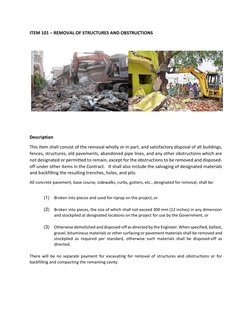 Clearing and Grubbing Specifications | PDF | Rock (Geology) | Road