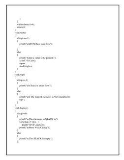 } 
    } 
    while(choice!=4); 
    return 0; 
} 
void push() 
{ 
    if(top>=n-1) 
    {