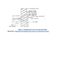  
Figure 7: Damp Proof Course for Internal Walls 
Read More: Materials for Damp Proof Course in Construction Works 
 
