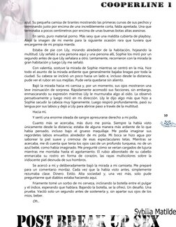 10 
azul. Su pequeña camisa de tirantes mostrando las primeras curvas de sus pechos y 
terminando justo por encima de una