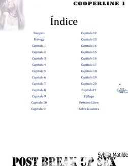 4 
ÍÍnnddiiccee  
Sinopsis 
Prólogo 
Capitulo 1 
Capitulo 2 
Capitulo 3 
Capitulo 4 
Capitulo 5 
Capitulo 6 
Capitulo 7