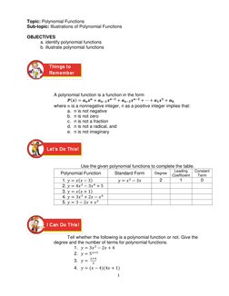 Understanding Polynomial Functions | PDF | Circle | Angle