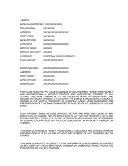 Mt799 Message MT799 Pre-Advice Message Format | PDF | Transmission Control Protocol ...