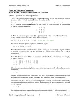 Engineering Problem Solving Labs 
 
MAT188: Laboratory #6 
Faculty of Applied Science & Engineering 
3 
University of Toronto