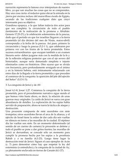 28/5/2019
El Libro de Josué – Teología e Historia
https://csalazar.org/2008/08/26/el-libro-de-josu/
5/23
narración representa