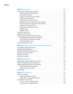 Chapter 11: Using Apex . . . . . . . . . . . . . . . . . . . . . . . . . . . . . . . . . . . . . . . . . . . . . . 423
Creati