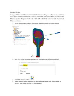 Dynamic Simulation in Autodesk Inventor | PDF | Torque | Velocity