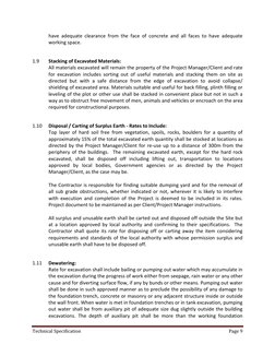 Technical Specification 
Page 9 
 
have adequate clearance from the face of concrete and all faces to have adequate 
working