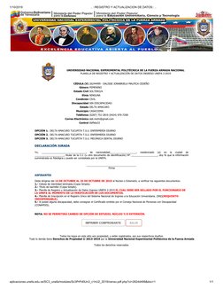 1/10/2019
.. ::REGISTRO Y ACTUALIZACION DE DATOS:: ..
aplicaciones.unefa.edu.ve/SC3_unefa/modules/Sc3PrPd0Un3_c1nU2_2019/cens