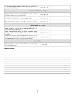 STI SP001 Monthly Inspection Checklist | PDF | Leak | Nature