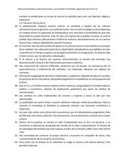 Historia Eclesiástica Latinoamericana. Luis Esteban Fernández. Aparecida del 33 al 73 
siempre la verdad pues es la que le il